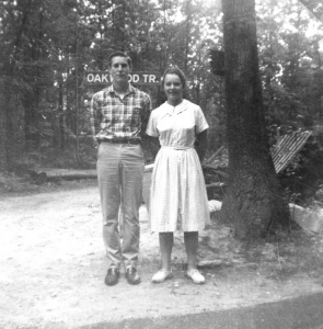 Paul and me at Black Rock Camp, 1963.